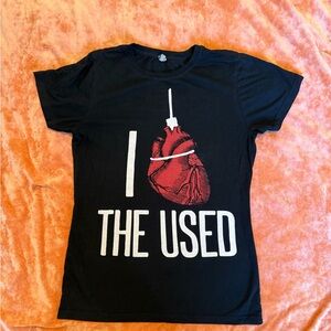 Rare The Used Band Tee